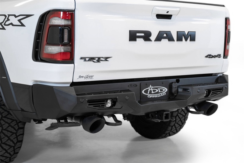 Ram 1500 TRX Bumper - Rear - Addictive Desert Designs - Bomber - Hammer Black - `21-`27 Ram 1500 TRX Bumper - Rear - Addictive Desert Designs - Bomber - Hammer Black - `21-`27